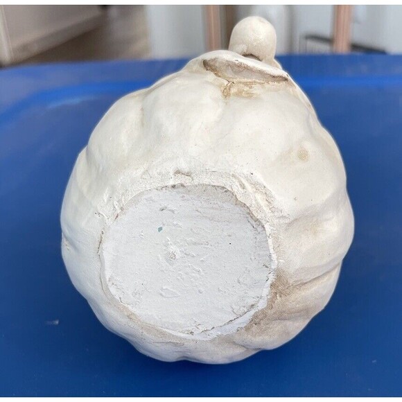 halloween anthropomorphic jack o latern pumpkin white wash EUC unique - Picture 6 of 6